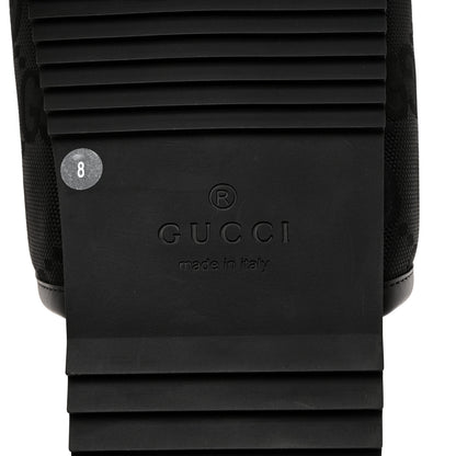 Gucci Econyl Nylon Demetra GG Monogram Mens Off the Grid Slide Sandals 8 Black 7 of 8