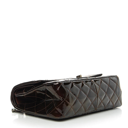 Chanel Distressed Patent Quilted 2.55 Reissue 227 Flap Black 3 of 15