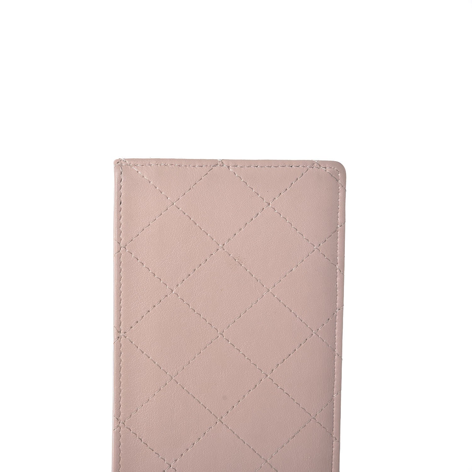 Chanel Patent Quilted Large Flap Wallet Pink 18 of 24