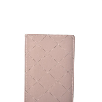 Chanel Patent Quilted Large Flap Wallet Pink 18 of 24