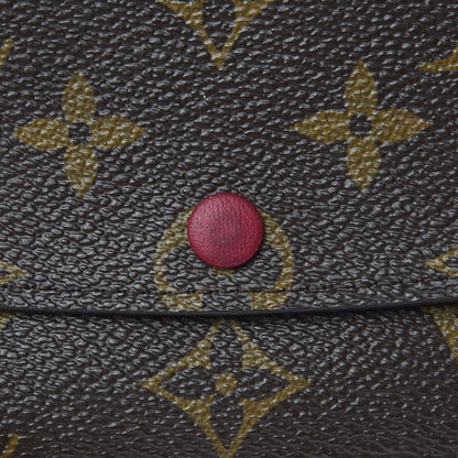 Louis Vuitton Monogram Emilie Wallet Fuchsia 7 of 7