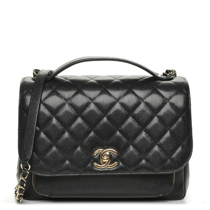 Chanel Caviar Quilted Large Business Affinity Flap Black 1 of 7