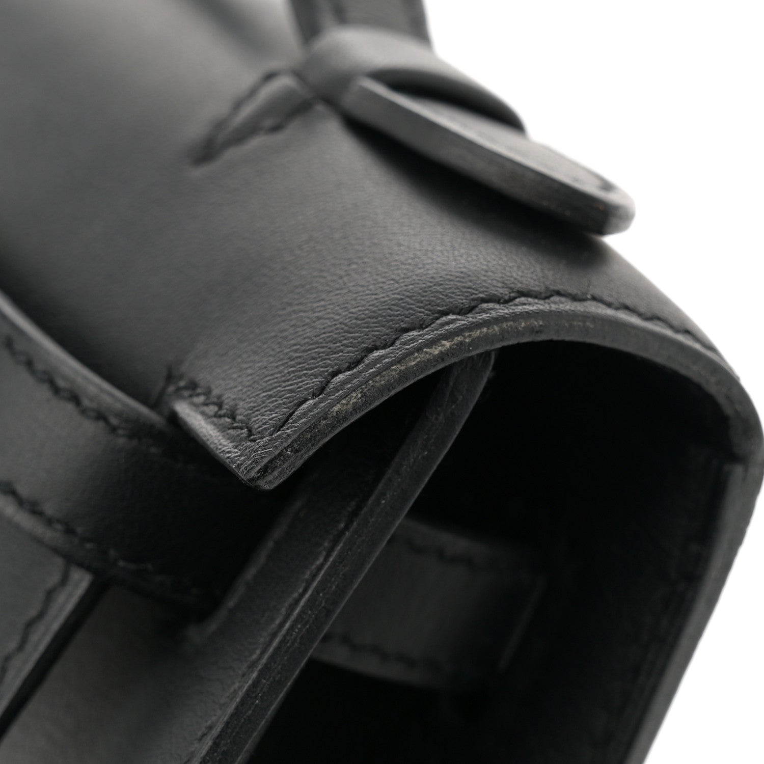 Hermes Swift Kelly Pochette Clutch Black 11 of 11