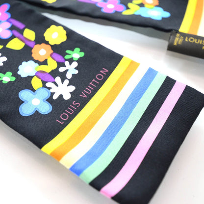 Louis Vuitton Silk Marguerite Bandeau Black 3 of 5