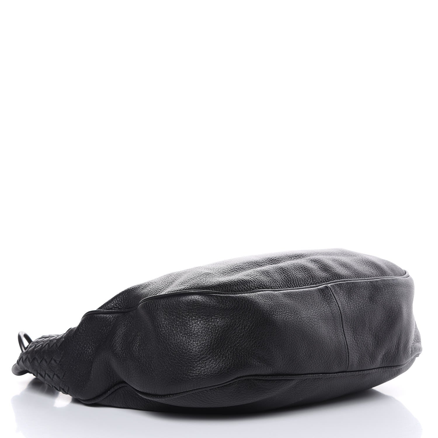 Bottega Veneta Cervo Intrecciato Shoulder Bag Black 4 of 12