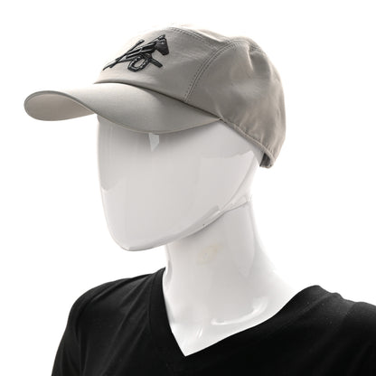 Hermes Stretch Cotton Lambskin Nevada Puzzle Equestre Hat 57 Pierre 2 of 11