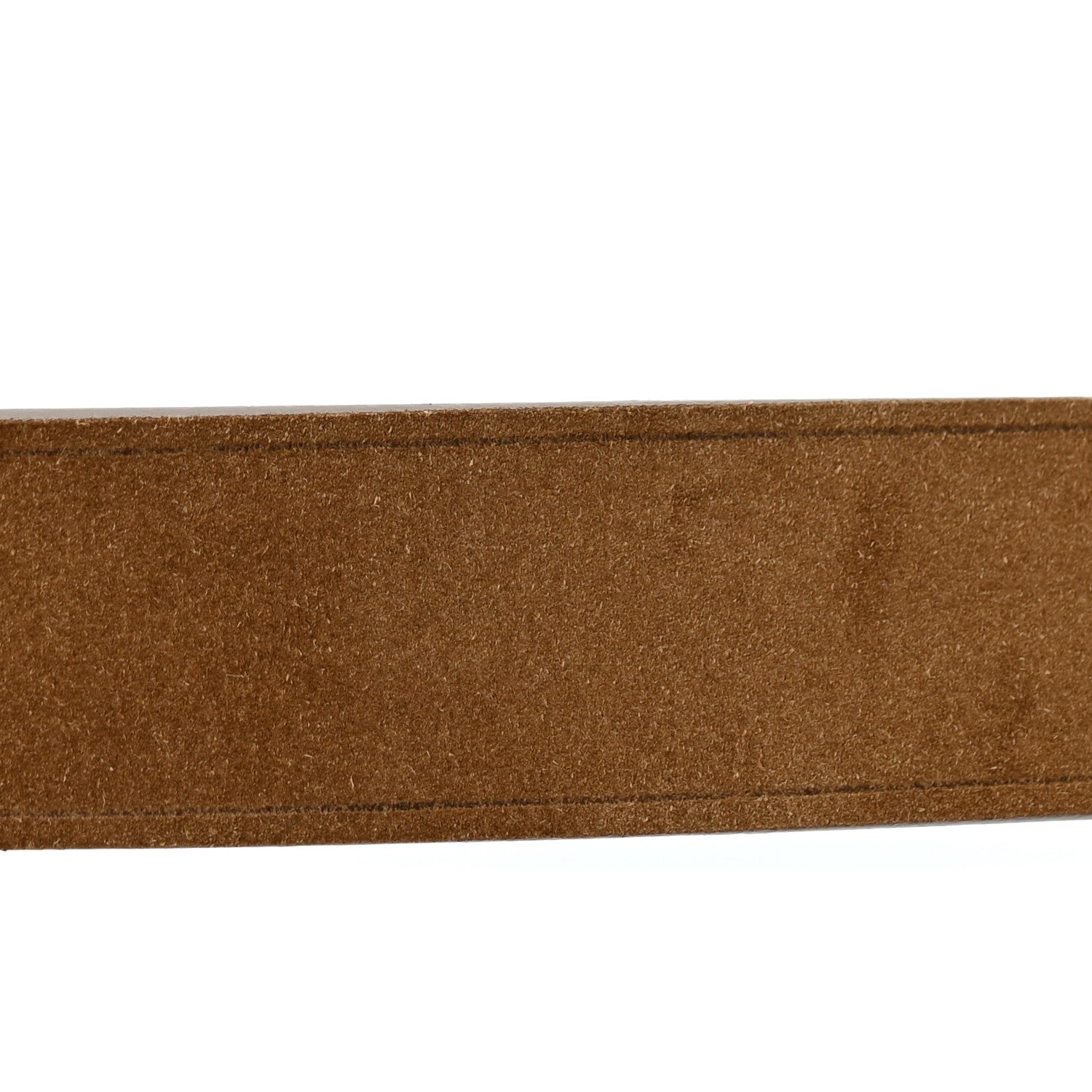 Saint Laurent Suede Monogram Celtique Belt 95 38 Light Brown 8 of 8