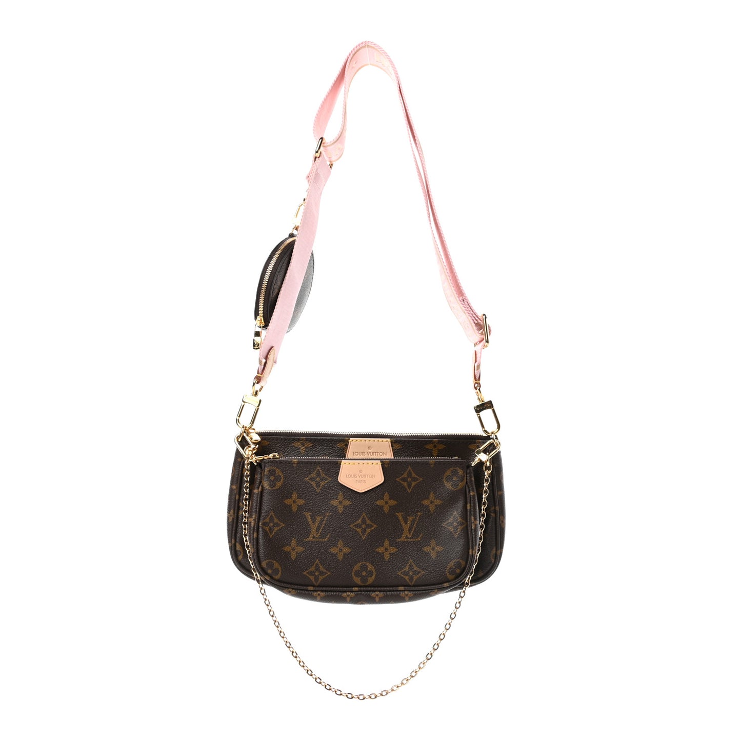 Monogram Multi Pochette Accessories Rose Clair
