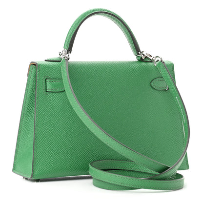 Hermes Epsom Mini Kelly Sellier 20 Cactus Paille 3 of 11