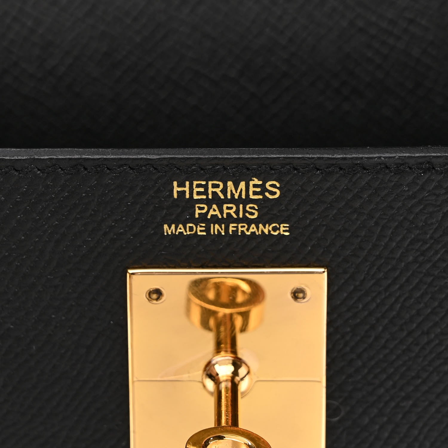 Hermes Epsom Kelly Sellier 32 Black 6 of 10
