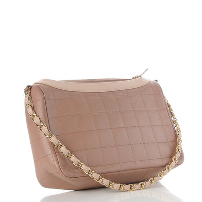 Chanel Calfskin Quilted Small Girl Shoulder Bag Beige 3 of 7