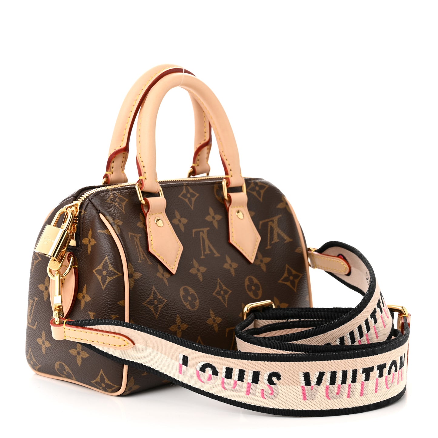 Monogram Speedy Bandouliere 20 Black