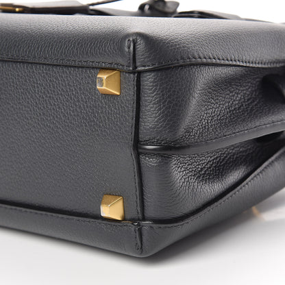 MCM Grained Calfskin Mini Milla Tote Phantom Grey 11 of 11