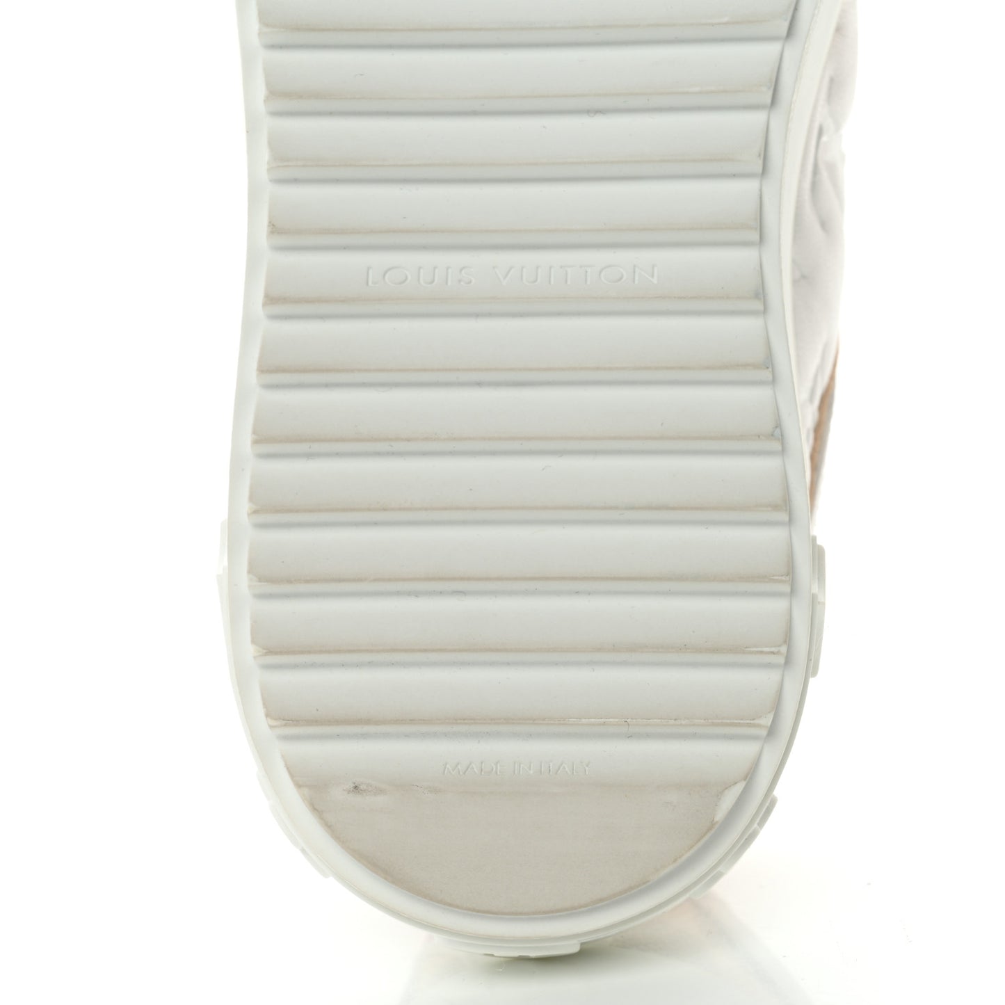 Monogram Embossed Calfskin Damier Azur Time Out Sneakers 37 Rose Clair Pink