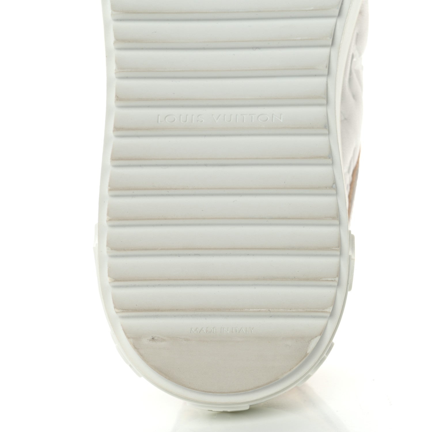 Louis Vuitton Monogram Embossed Calfskin Damier Azur Time Out Sneakers 37 Rose Clair Pink 8 of 10