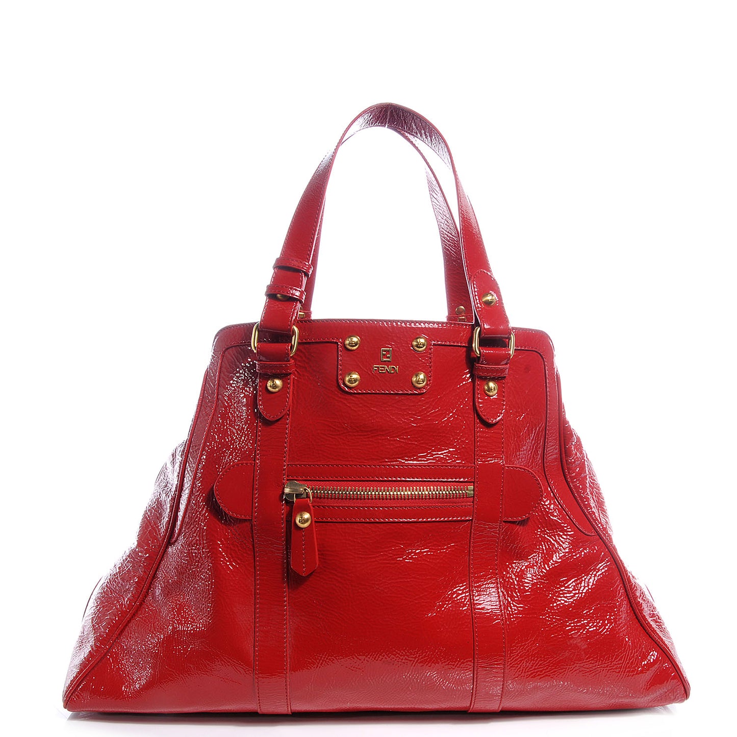 Vitello Naplak Oversized Bag De Jour Rosso