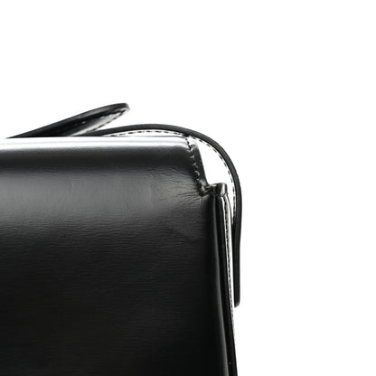 Celine Shiny Calfskin Triomphe Shoulder Bag Black 12 of 12