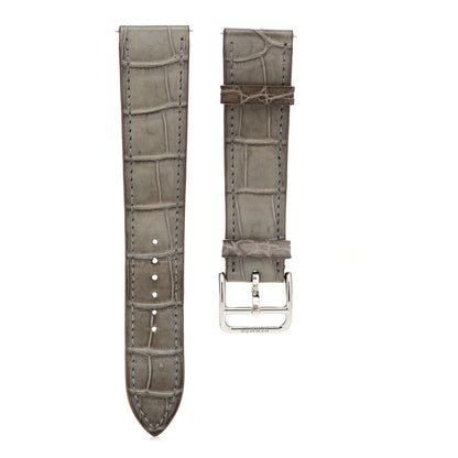 Hermes Alligator Heure H Hour Watch 30mm Strap Gris Perle 1 of 7