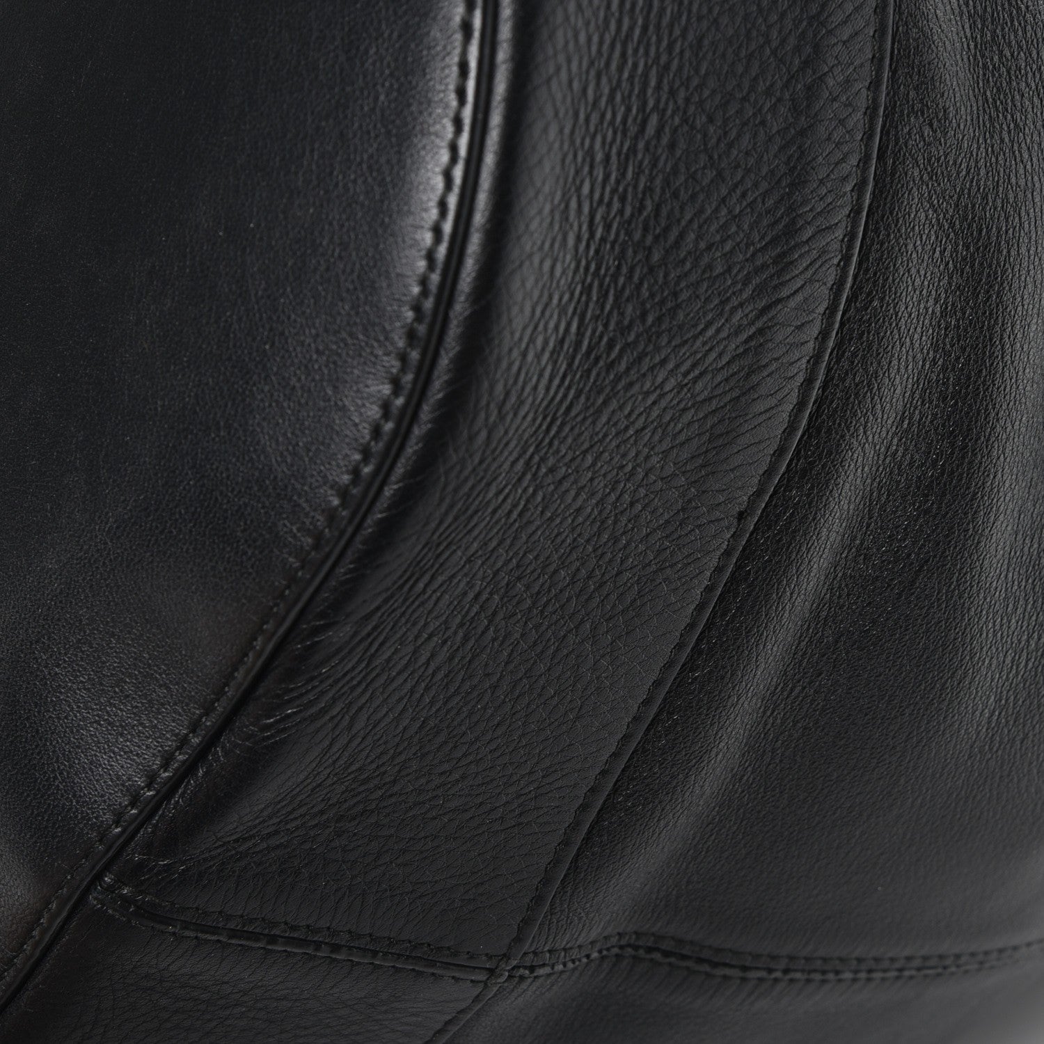 Balenciaga Veau Papier Classic Hardware Drop Bucket Bag Nero Black 8 of 10