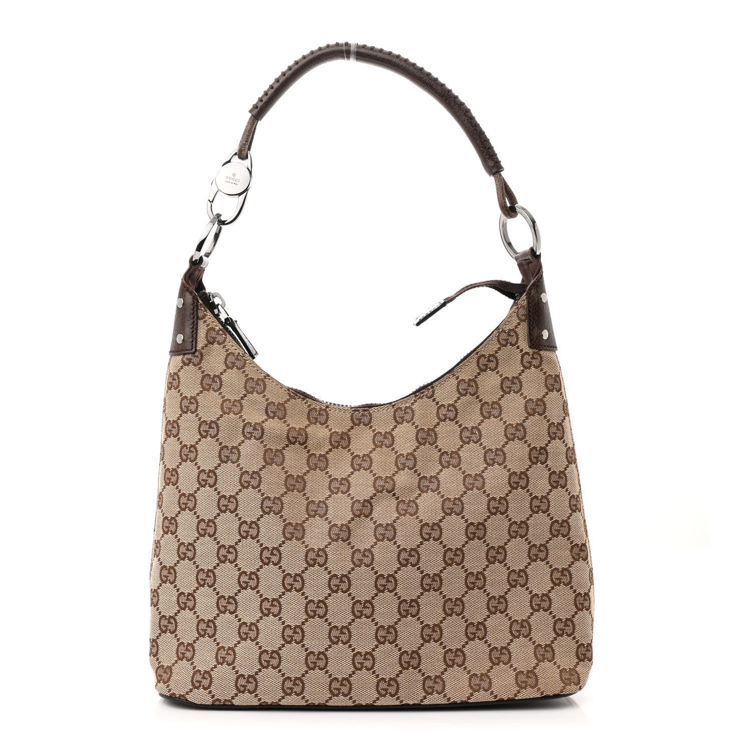 Gucci Monogram Shoulder Bag Dark Brown 1 of 12