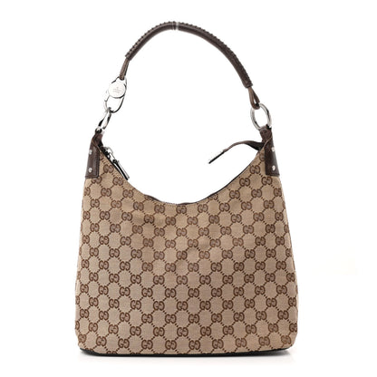 Gucci Monogram Shoulder Bag Dark Brown 1 of 12