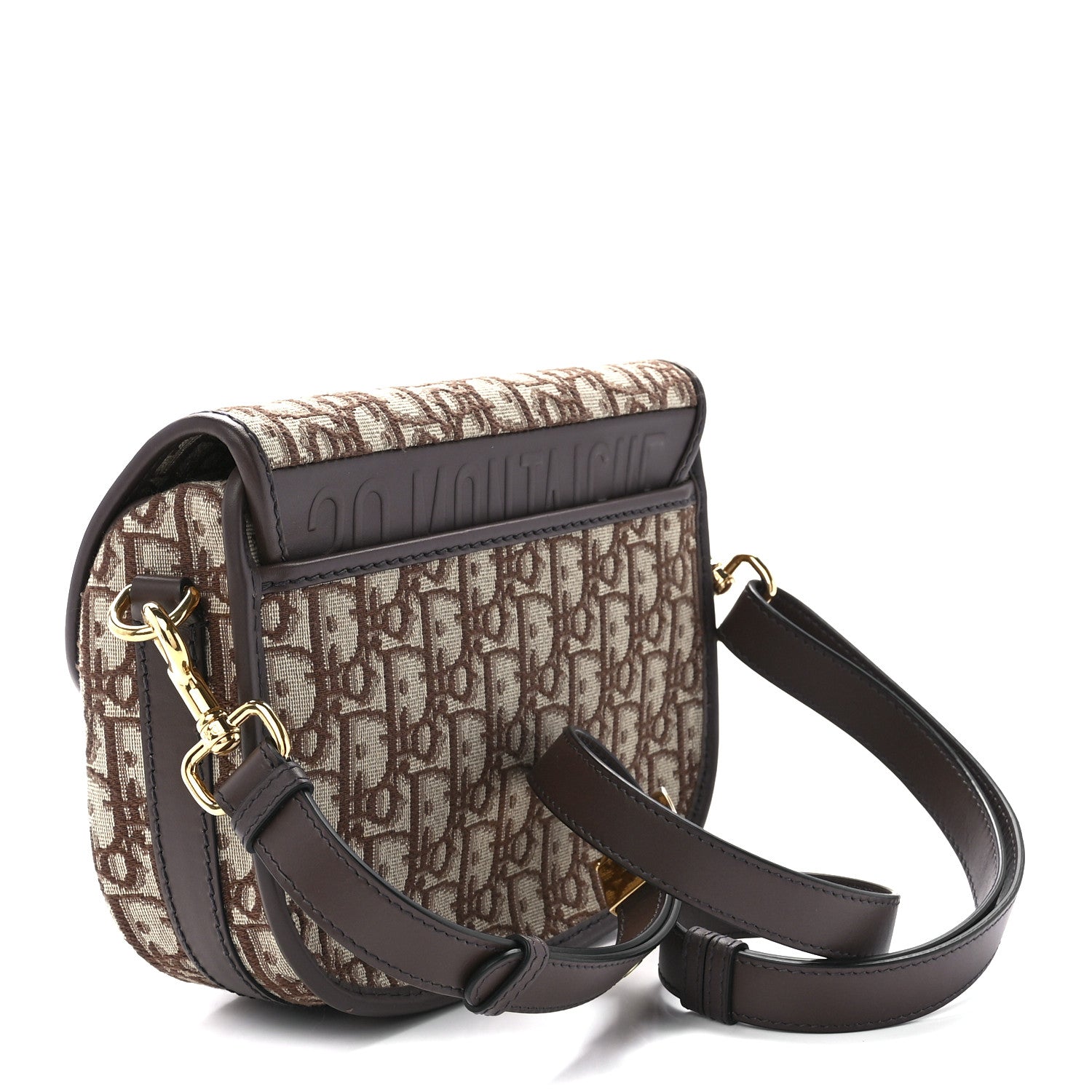 Christian Dior Oblique Medium Bobby Flap Brown 3 of 10