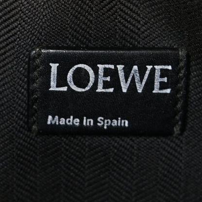 Loewe Calfskin Embossed Repeat T Pouch Black 6 of 8