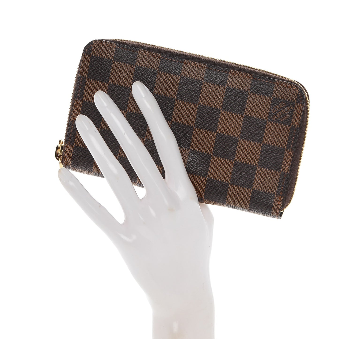 Damier Ebene Zippy Compact Wallet