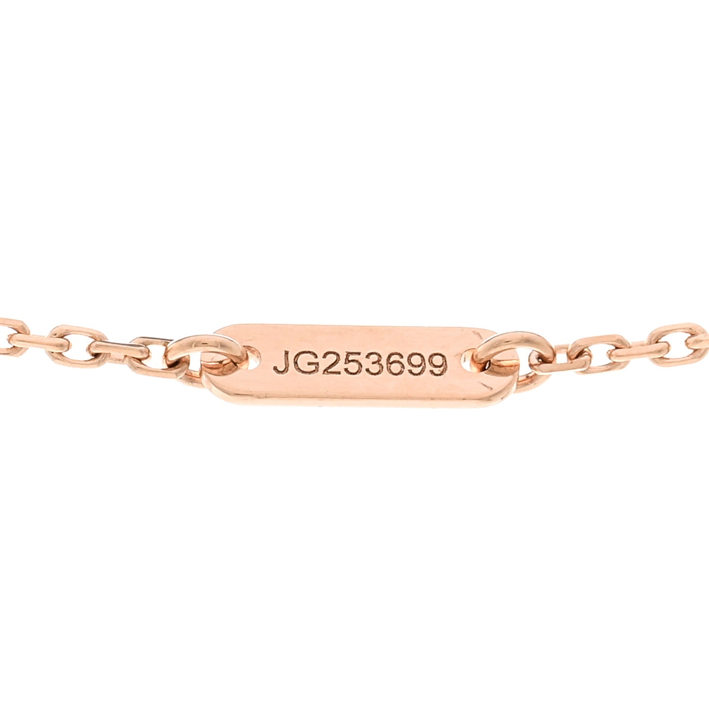 18k Rose Gold Carnelian Sweet Alhambra Heart Pendant Necklace