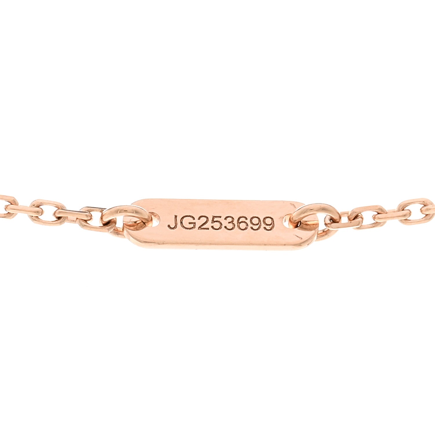 Van Cleef & Arpels 18k Rose Gold Carnelian Sweet Alhambra Heart Pendant Necklace 5 of 6