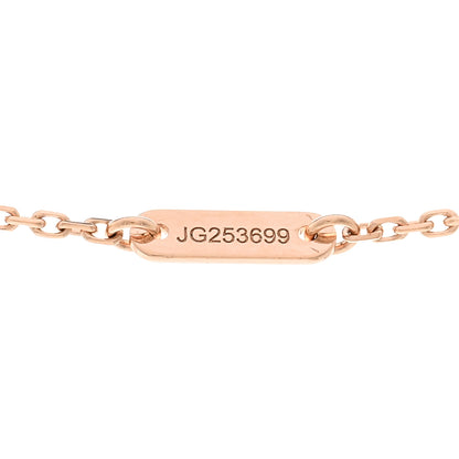 Van Cleef & Arpels 18k Rose Gold Carnelian Sweet Alhambra Heart Pendant Necklace 5 of 6