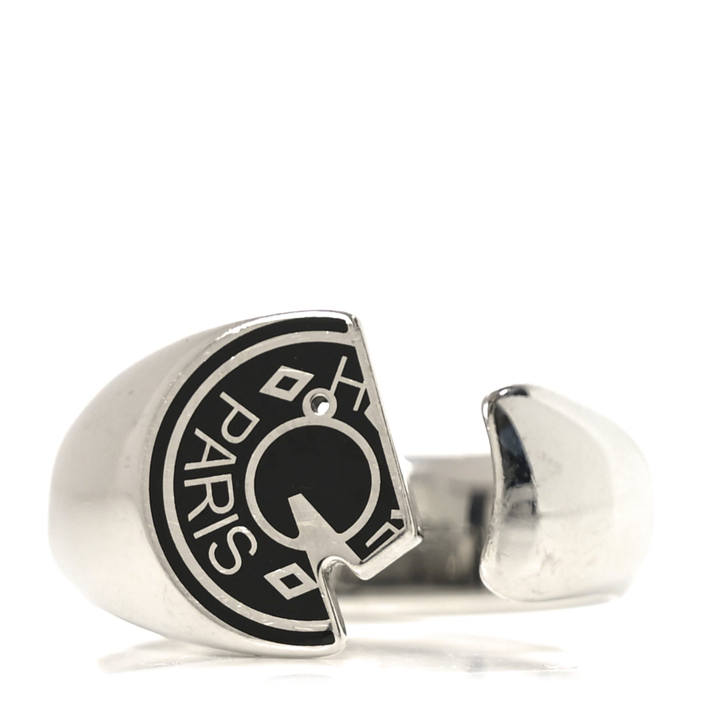 Stainless Steel Mens Carrousel Ring 62 10 Black