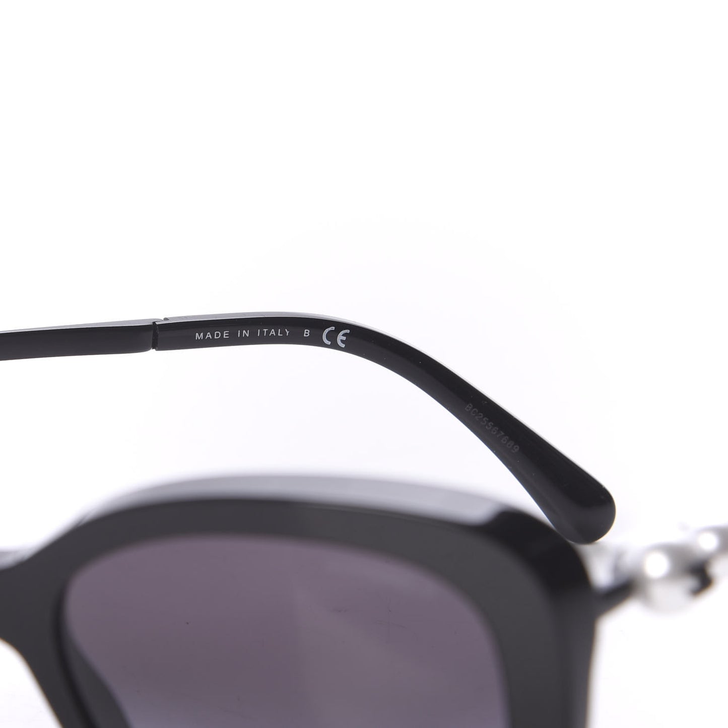 Acetate Butterfly Winter Pearl Sunglasses 5339-H Black