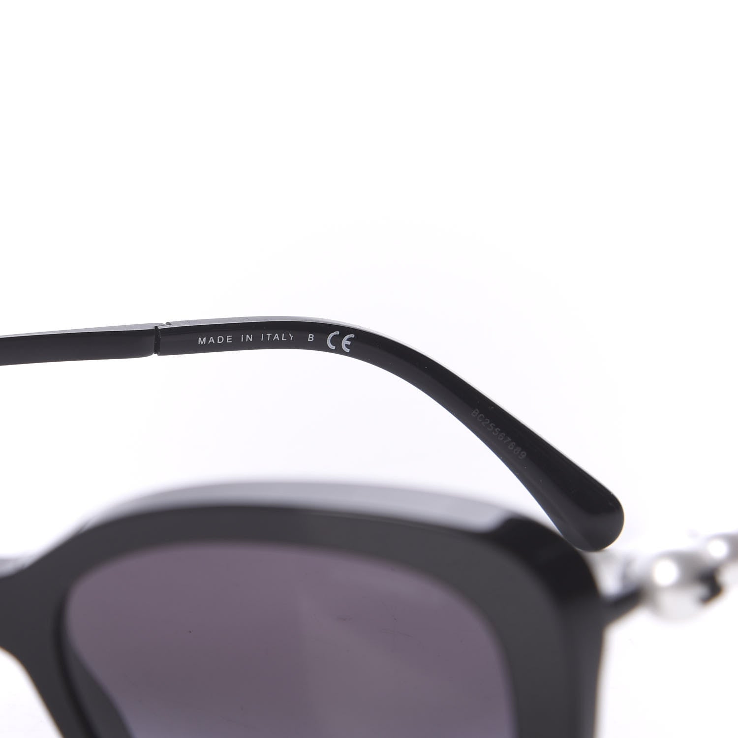 Chanel Acetate Butterfly Winter Pearl Sunglasses 5339-H Black 6 of 8