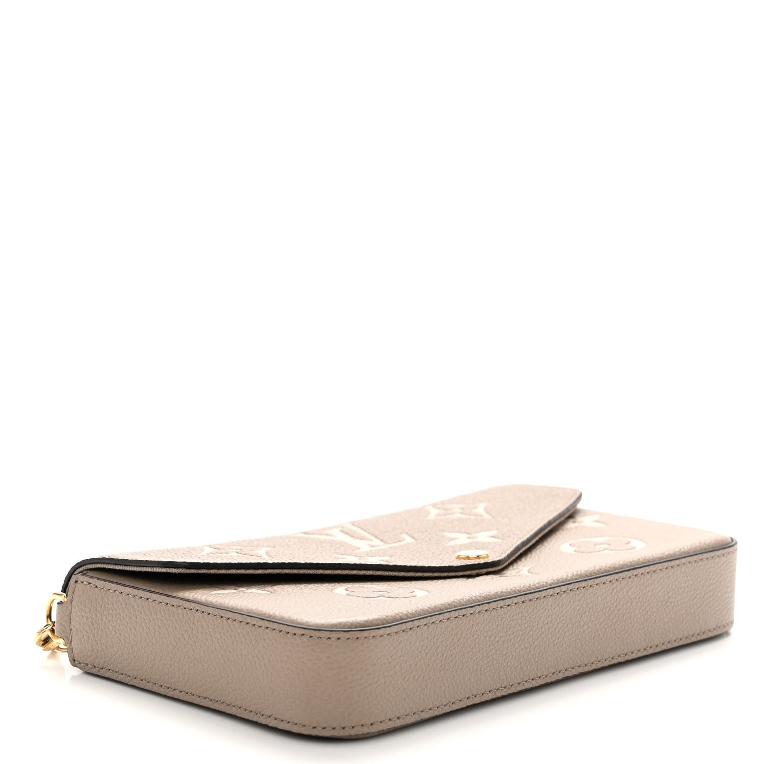 Louis Vuitton Empreinte Monogram Giant Felicie Pochette Tourterelle Creme 5 of 10