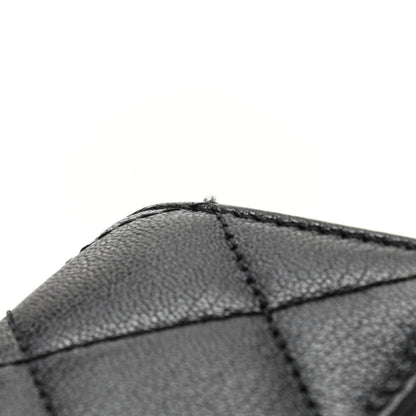 Chanel Goatskin Quilted Waist Bag Beige White Black 16 of 17