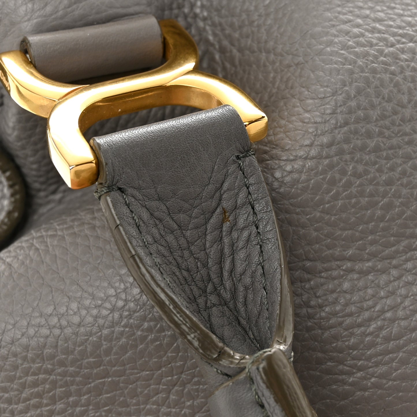 Calfskin Medium Marcie Satchel Cashmere Grey