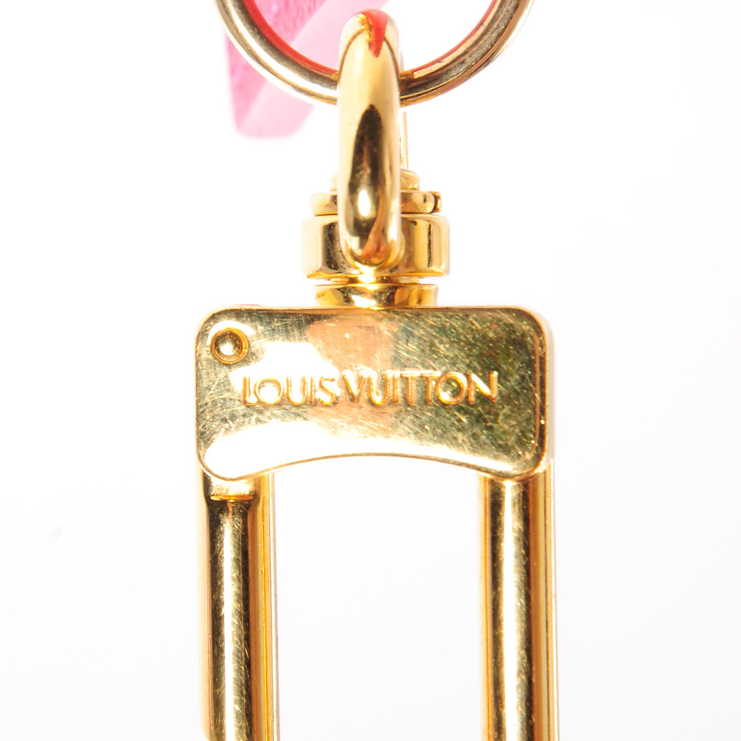 Louis Vuitton Monogram Illustre Carousel Bag Charm Key Ring Pink 7 of 8