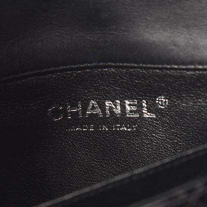 Chanel Patent Calfskin Quilted Extra Mini Rectangular Flap Black 6 of 9