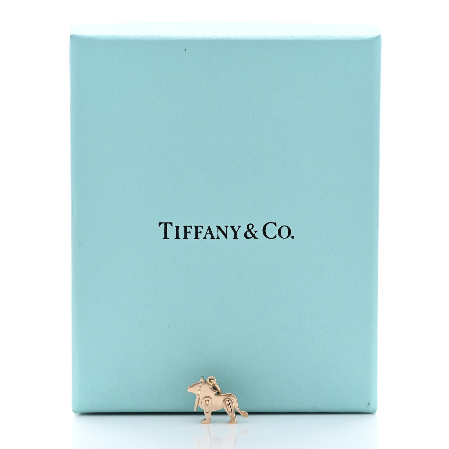 18K Rose Gold Save The Wild Lion Charm