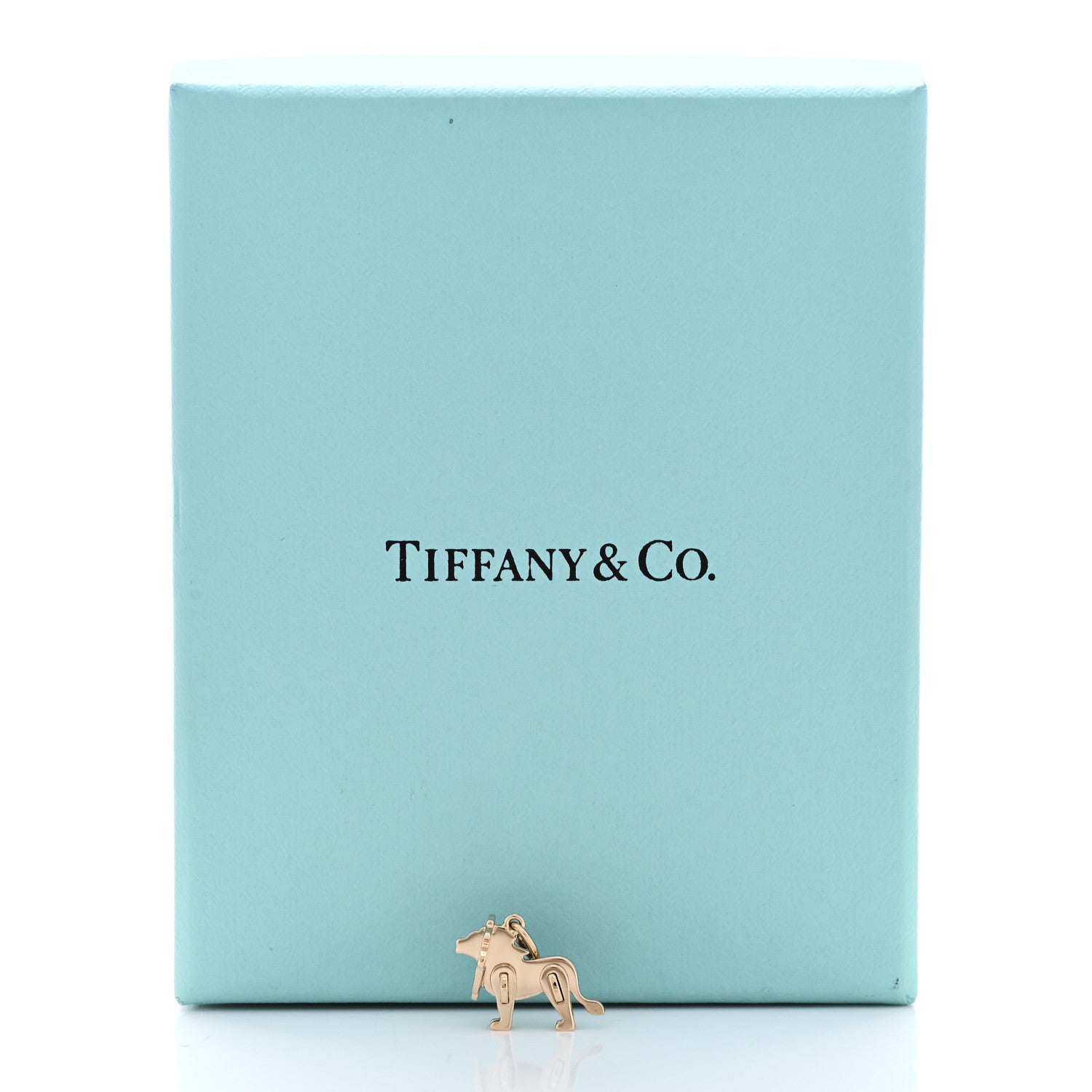 Tiffany 18K Rose Gold Save The Wild Lion Charm 5 of 5