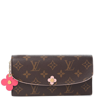 Louis Vuitton Monogram Bloom Flower Emilie Wallet 1 of 7