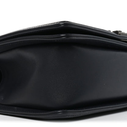 Chanel Lambskin Chevron Quilted Medium Boy Flap Black 9 of 10