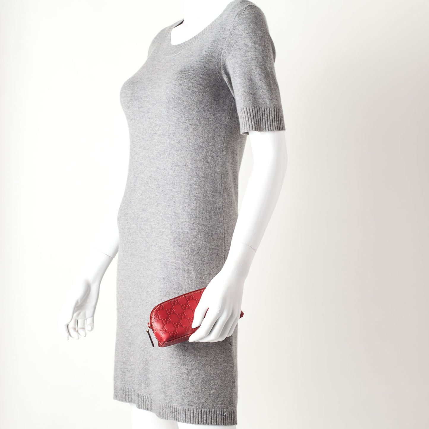 Guccissima Cosmetic Case Red