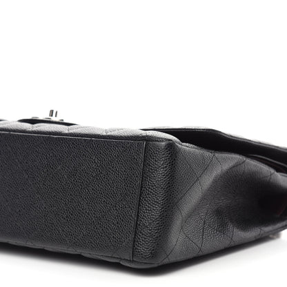 Chanel Caviar Quilted Maxi Double Flap Black 10 of 12