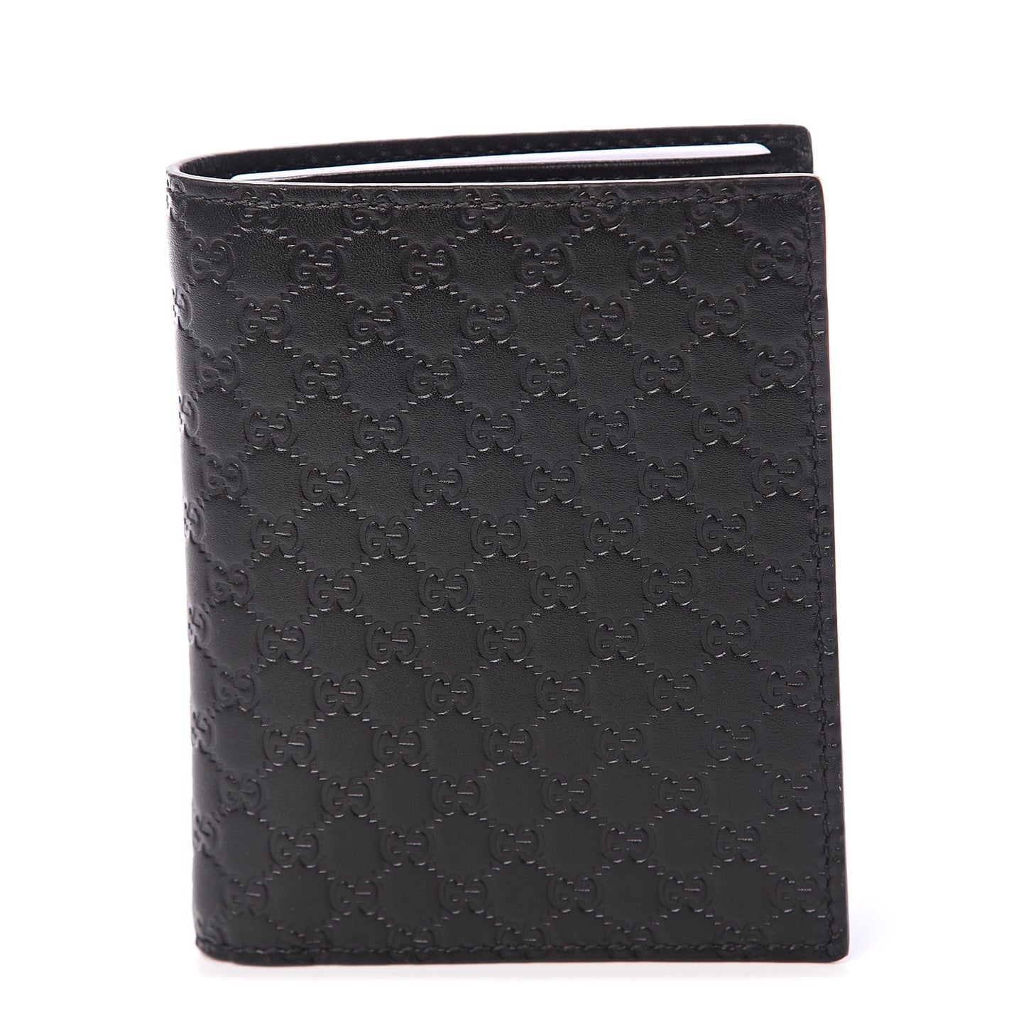 Microguccissima Bi-Fold Wallet Black