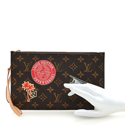 Louis Vuitton Monogram World Tour Neverfull MM GM Pochette 2 of 6