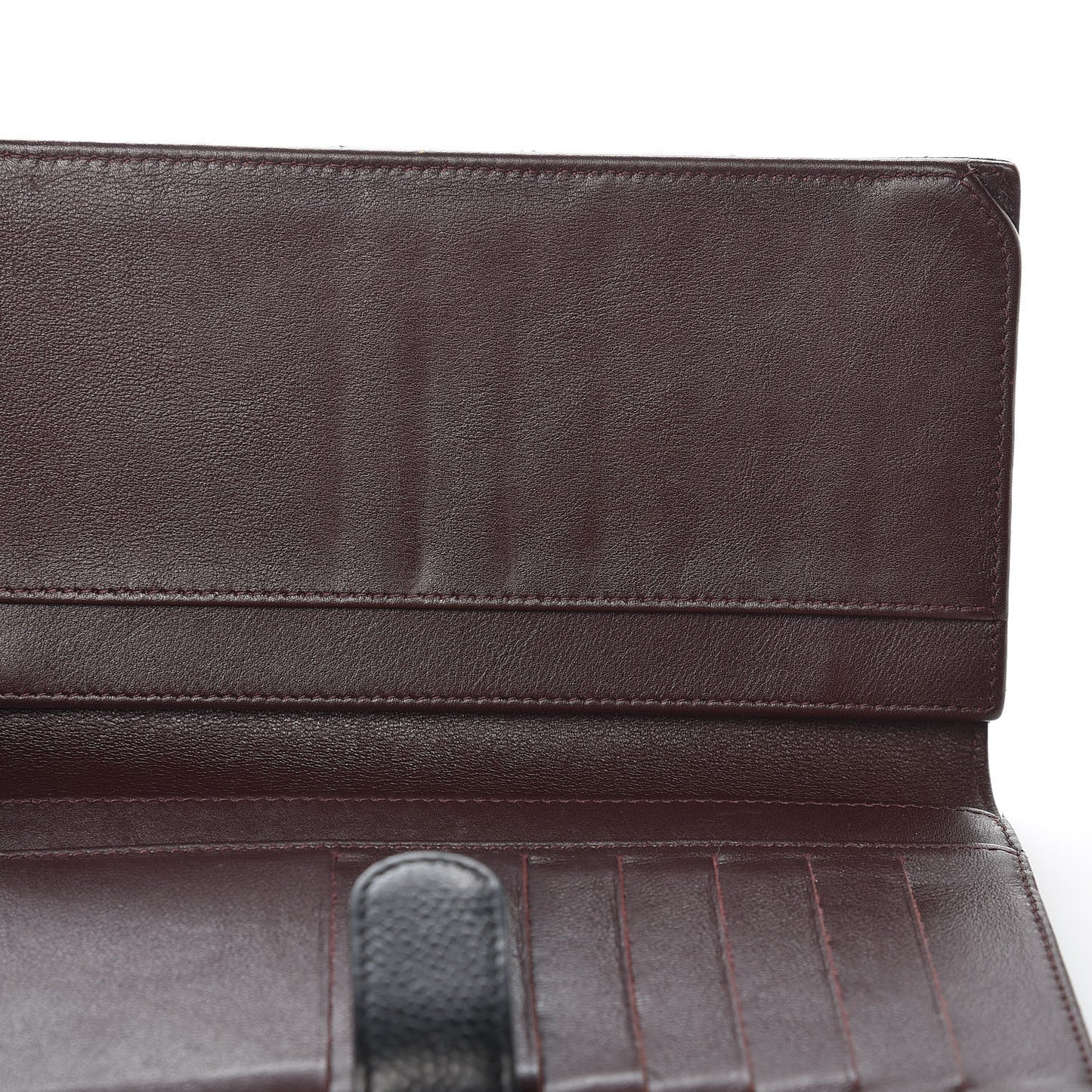 Caviar Quilted CC French Flap Wallet Black