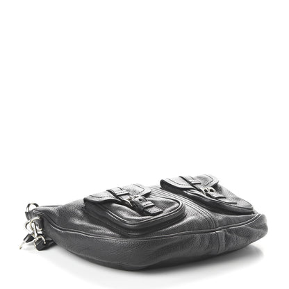 Prada Vitello Daino Hobo Black 4 of 10