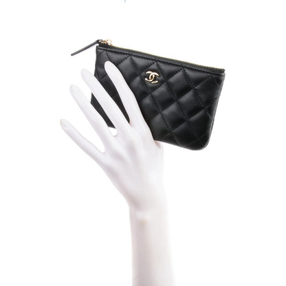Chanel Lambskin Quilted Coin Purse Black 2 of 7